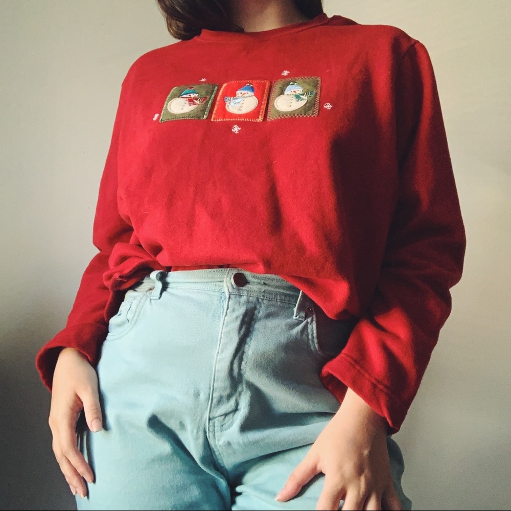 holiday editions red ugly christmas sweater